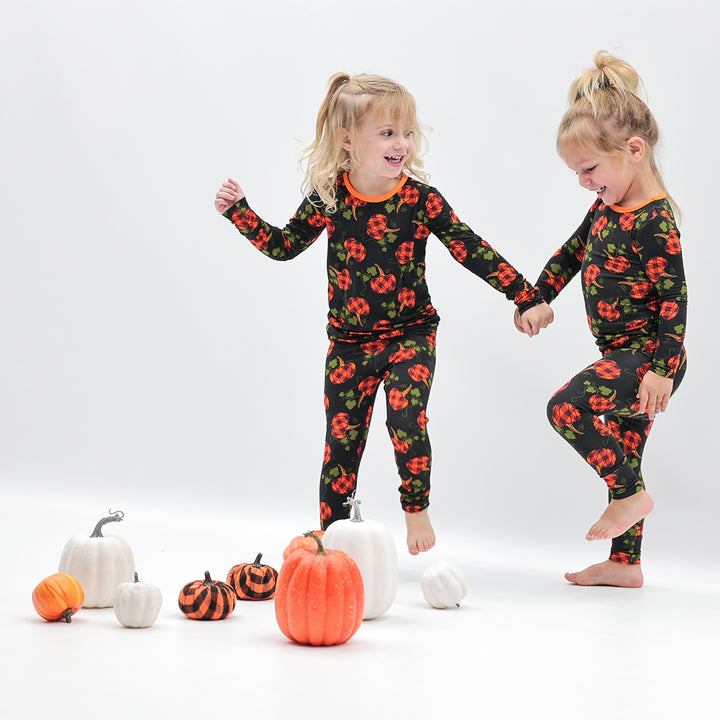 Parker's Pumpkins Long Sleeve Pajama Set