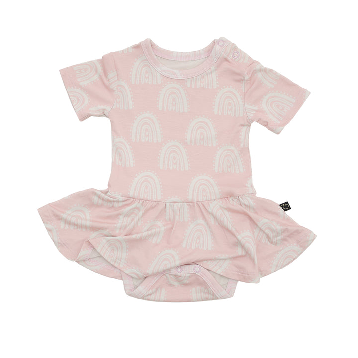 Rosalee's Rainbows Short Sleeve Skirted Bodysuit